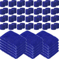 Lounsweer Wrist Sweatbands Bulk for Kids Adult Teams Sweat Bands Sports Wristband Athletic Neon Sweatbands for Football Basketball Tennis Running Gym Party Gifts - color: Royal Blue