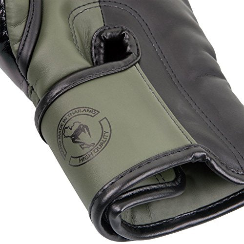 Venum Elite Boxing Gloves - color: Khaki/Black, size: 10-Ounce