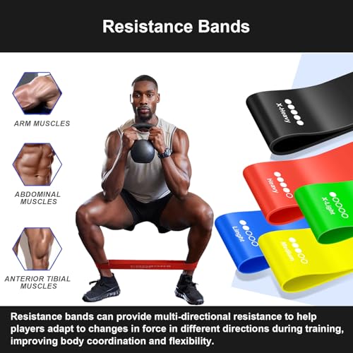 Basketball Training Equipment, Practice Training Mat, Dribble Trainer | Includes Basketball Training Mat, Agility ladder, Grip Strengthener, Resistance Bands, Improve Speed, Strength, ordination - color: Black (3D-Muster), size: 42"*29"