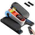 Under Desk Elliptical Machine, Mini Ellipse Leg Exerciser as Seen on TV, Portable Quiet Electric Seated Pedal Exerciser While Sitting for Seniors, 12 Speeds, Manual & Auto Mode for Home & Office