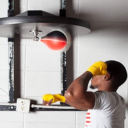 Ringside Boxing Speed Bag – Durable Leather Construction with Reinforced Triple-Stitched Seams and Heavy-Duty Attachment Loop,for Speed and Reflex Training - size: Small