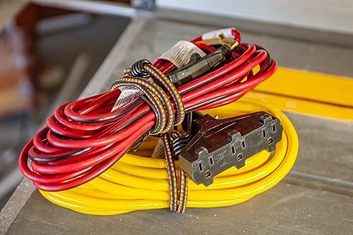 Keeper - 24” Vinyl Coated Bungee Cord, 10 Pack - UV and Weather-Resistant - size: 10-Pack, style: 24”