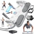 3-In-1 Multifunctional Push-Up Board & Resistance Band Trainer with Thickened Elbow Pads, Non-Slip, Pushup Handles, & Reps Time Monitoring, Portable Foldable Home Gym Fitness Equipment