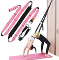 Back bend Assist Trainer - Improve Back and Waist Flexibility, Door Flexibility Stretching Strap, Home equipment for Ballet, Dance, Yoga, Gymnastics, Cheerleading, Splits - color: light pink