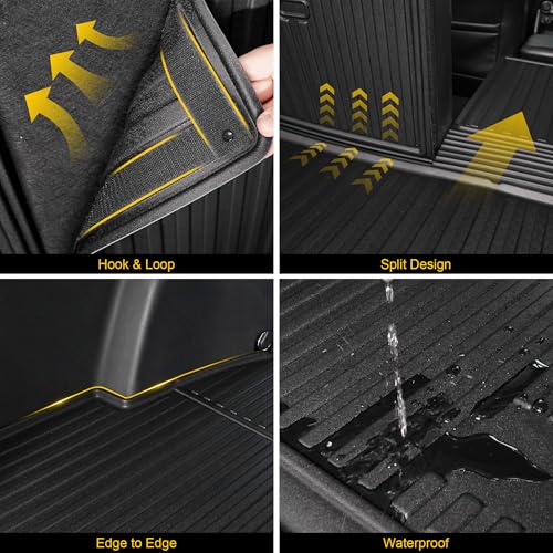 TTX LIGHTING Floor Mats & Cargo & Backrest Mat for 2024-2026 Chevy Trax | Custom Fit 1st and 2rd Row Car Mats, All Weather Cargo Tray Interior Accessories for Chevrolet Trax LS/1RS/LT/2RS/ACTIV - style: Floor & Cargo Liner & Seatback Mats