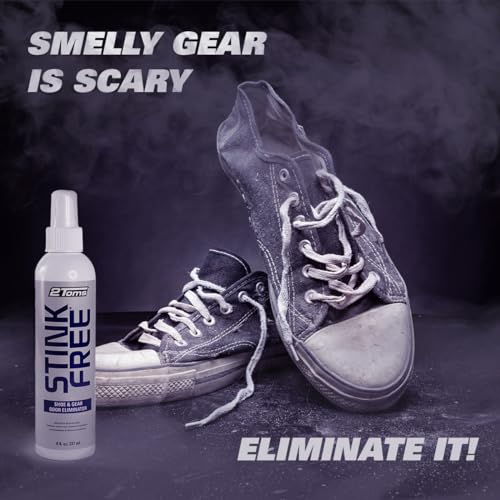2Toms StinkFree Shoe Odor Eliminator Spray for Shoes & Gear, 8 Ounces | Odor Eliminating Spray for Smelly & Stinky Shoes & Athletic Gear - size: 8 Fl Oz (Pack of 1)