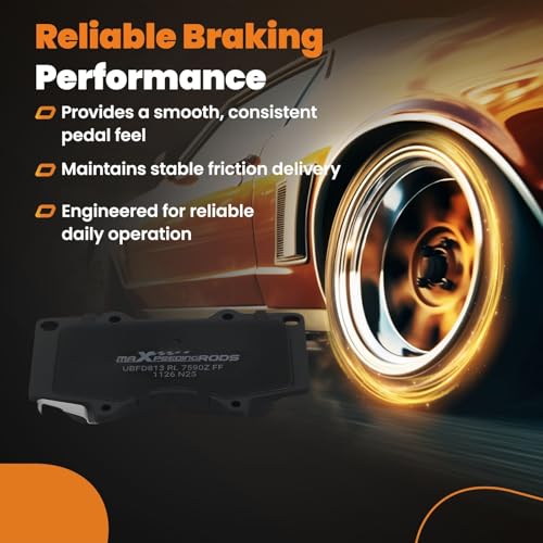 maXpeedingrods D976 P-976 Ceramic Front Brake Pads for Toyota Tacoma 2005-2022, Tundra 2000-2006, 4Runner 2003-2022, FJ Cruiser 2007-2014, Sequoia 2001-2007, for Lexus GX460 2010-2021, GX470 2003-2009 - size: D976