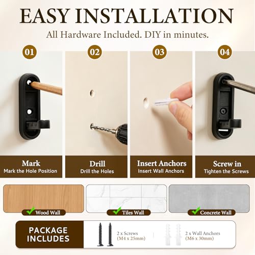 Folding Wall Hooks Black, 4 Pack Heavy Duty Zinc Alloy Folding Coat Hooks, Foldable Wall Hook for Hanging Clothes, Bags, Hats, Towels, Keys (Black, 4 Pack) - color: Black, size: 4 Pack