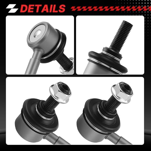 K80235 Zinc-Nickel Alloy Front Stabilizer Sway Bar Links for 1995-2001 BMW 750iL 740i 740iL / 2004-2009 Mazda 3/2006-2014 Mazda 5 - color: K80235, size: Sway Bar Links