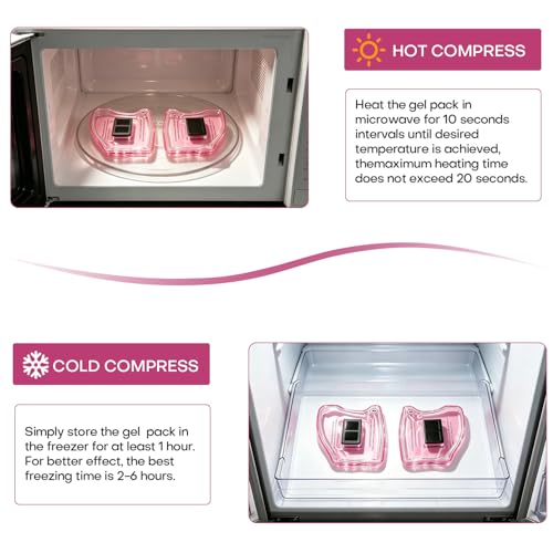 Wisdom Teeth Ice Pack Head Wrap Jaw Face Ice Pack for Wisdom Teeth Removal Extraction Toothache Pain Relief Facial Face Oral Surgery TMJ Tonsillectomy Recovery Must Haves (Hot Pink) - color: Hot Pink