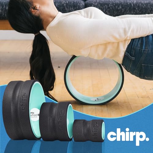 Chirp Wheel+ Foam Roller 3-Pack, Back & Neck Pain Relief, Mint | Back Roller Wheel Set, Foam Roller for Back Pain, Spine Decompression, 4/6/10 in, Neck and Muscle Recovery - size: 3 Pack