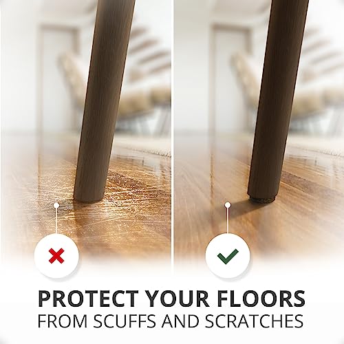 235 pcs Felt Furniture Pads Brown & Beige X-Protector! Huge Quantity of Furniture Pads for Hardwood Floors – Your Ideal Wood Floor Protectors for Furniture. Protect Any Type of Hard Floor! - size: 235 PCS Brown & Beige, Round & Square