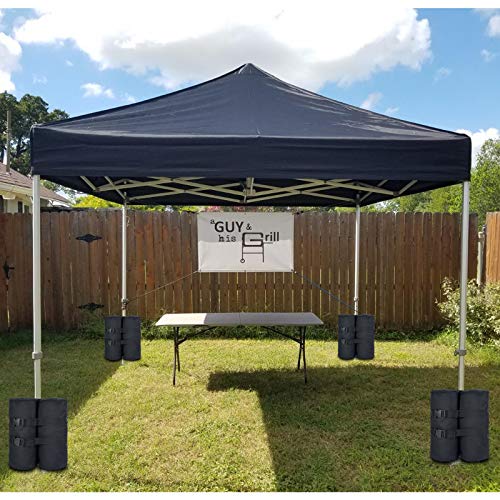 Plus Size Weight Bags(240 lbs) for Pop up Canopy Tent, 1680D Heavy Duty Leg Weights Sand Bags for Instant Outdoor Sun Shelter Canopy, Set of 4 - color: 240 lbs