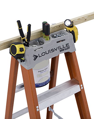 Louisville Ladder 4-Foot Fiberglass Step Ladder, 300-Pound Load Capacity, Type IA, FS1504 - size: 4 feet