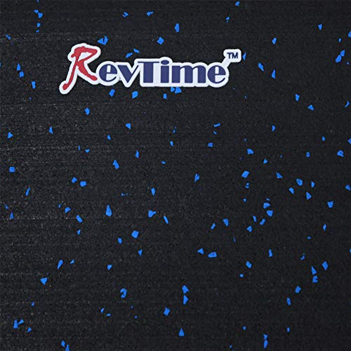 RevTime Treadmill Mat 6.5'x3' (78"x36") Heavy Duty Fitness Equipment Rubber Mat Black