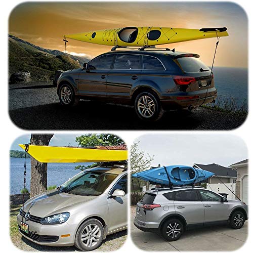 Heavy Duty Ratchet Tie Down Straps with Safety Hooks, Cargo Ratchet Straps for Kayak, Canoe, Truck, Trailer, Motorcycle, Grow Lights & Camping Gear, Securing Straps with Easy Release Ratchet Tightener - color: Black Red 1 Pair