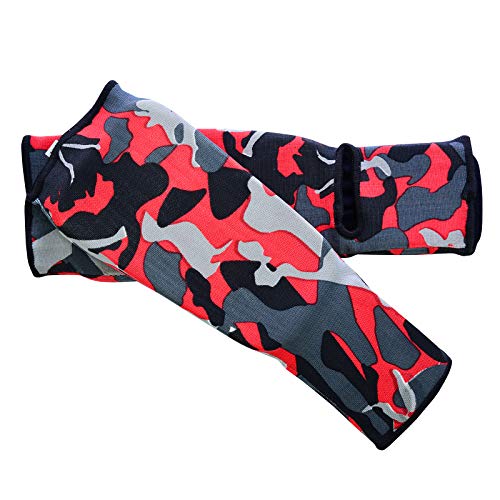 Be Smart Kids, Adults, Youth, Men and Women Muay Thai MMA Kickboxing Shin Guards, Instep Guard Training, Sparring Protective Gear Equipment Shin Kick Pads - color: Red Camo, size: XXXS ( 3 to 8 Years )