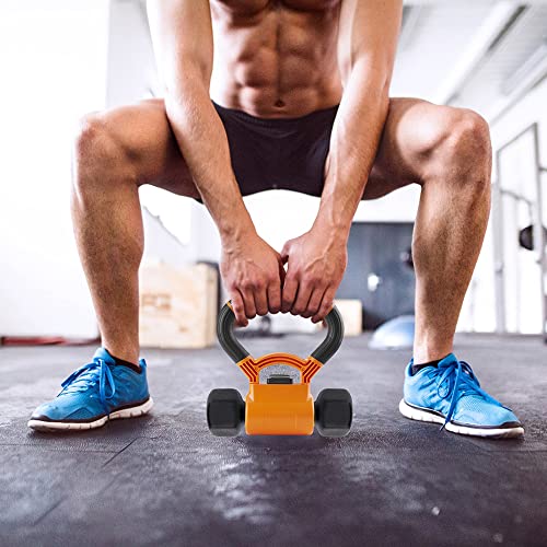1Pcs Portable Dumbbell Adjustable Weight Exercise Grip Unisex Fitness Dumbbell Grip Home Workout Equipment Kettlebell Grip Adapter