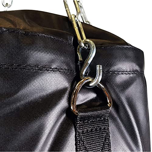 360 Rotation Heavy Bag Chain, Punching Bag Hanger with Stainless Steel Swivel Chain and 4 Snap Hooks, Mount for Hammock, Gym Swing, Yoga Swing, Trapeze - size: Chain 4 Panels
