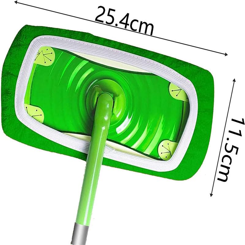 4Pcs Reusable Microfiber Mop Pads, Mop Replacement Heads, Easy Cleaning Wet & Dry Floors Surface Machine Washable Pad for Household Cleaning Essential Tool