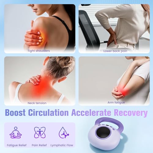 Electric Vibration Kettlebell for Men Women – 35-Level Fitness Weight with 9 Modes, Full Body Sculpting Exercise Machine, Muscle Toning Gym Equipment with Anti-Slip ABS Handle