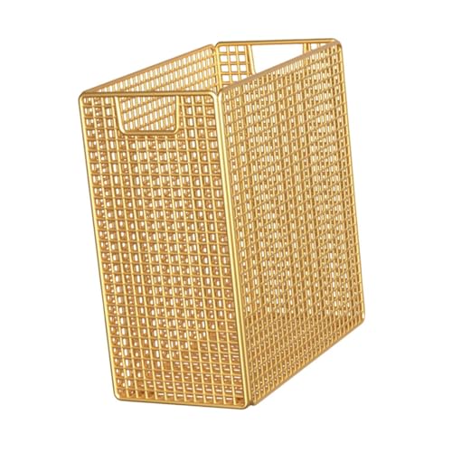 Yoga Mat Storage Rack Fitness Equipment Organizer Portable with Handle Laundry Hamper Basket for Bedroom Workout Room Dorm, Gold