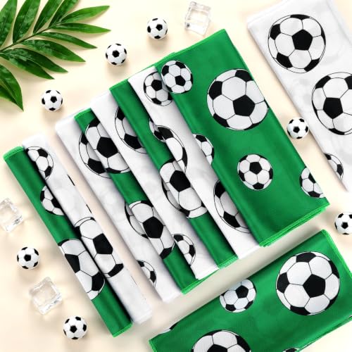 30Pcs Soccer Cooling Towels for Neck and Face 40 x 12 Inch Soccer Sports Team Gift Workout Ice Towels for Gym Sweat Microfiber Breathable Chilly Bulk Neck Wraps for Athletes Camping Travel Yoga - style: Soccer