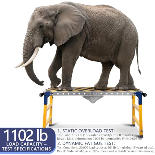 Versatile Portable Steel Work Bench with 4 Wheels 55×14 Inch | Foldable Welding Table with Height Adjustment, Heavy Duty Steel Construction Galvanized Tabletop Workbench with 1102 LBS - size: 55.12'' × 14.2''