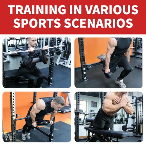 MARLANG Upgrade Single Split Squat Leg Roller Nordic Curls Attachment Bicep Curls Spider Curls Machine for Power Rack,Bulgarian Split Squat for Workout Equipment Home Gym Accessories - size: 5/8" / 16mm Hole