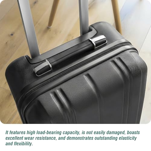Luggage Replacement Handle, Suitcase Spare Grip, Travel Bag Repair Part | Ergonomic grip design, sturdy construction, comfortable hand feel, suitable for luggage repair and travel bag replacement - style: RB-009 Silver-White