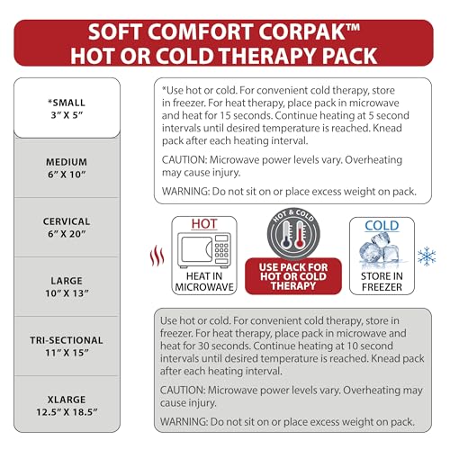 Reusable Hot & Cold Therapy Pack for Knee, Back & Shoulder Pain, Cervical | Flexible reusable therapy pack delivers soothing hot or cold therapy to help relieve pain, swelling, and muscle soreness. - size: Cervical - 6 x 20 Inch