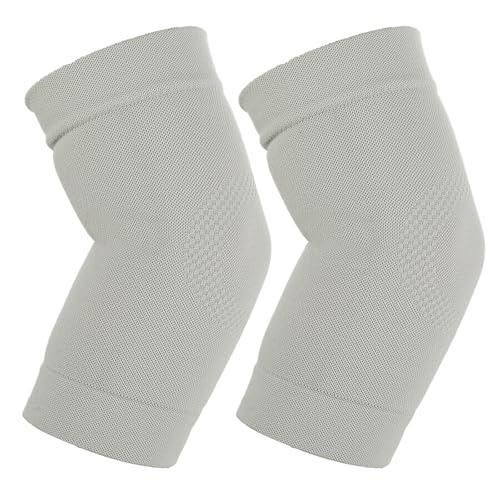Sibba Elbow Compression Sleeve, 2 Pairs Arm Support Elbow Sleeves, Tennis Elbow Compression Support Sleeve, Elbow sleeve for weightlifting, Elbow Pads for Sports Protection And Pain Relief (Gray, 1 Pair) - color: Gray, size: 1 Pair