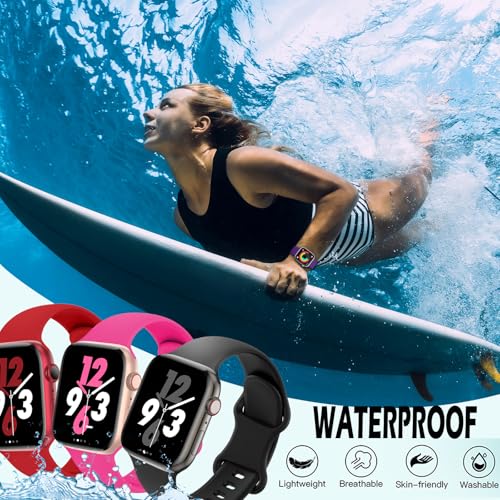 15 Pack Sport Band Compatible with Apple Watch Bands for Women Men 40mm 41mm 38mm 46mm 45mm 44mm 42mm 49mm,iWatch bands with Storage Organizer for iWatch Series 10 9 8 7 6 5 4 3 2 SE Ultra - color: Pack of 15-3, size: 44mm/45mm/46mm/49mm/42mm(Series 3 2 1