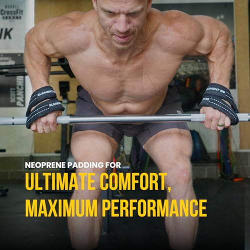 Element 26 Padded Figure 8 Lifting Straps for Deadlifts | Weightlifting Straps for Deadlifts, Farmers Carry Walks, Barbell Rows, Premium quality 100% cotton - size: Medium