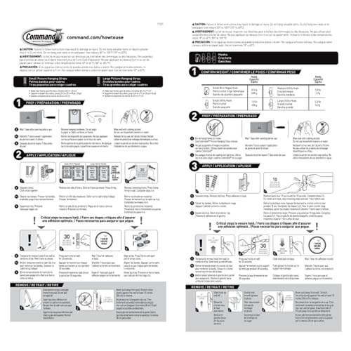 Command General Purpose Variety Kit, Hangs Up to 19 Items, Organize Damage-Free