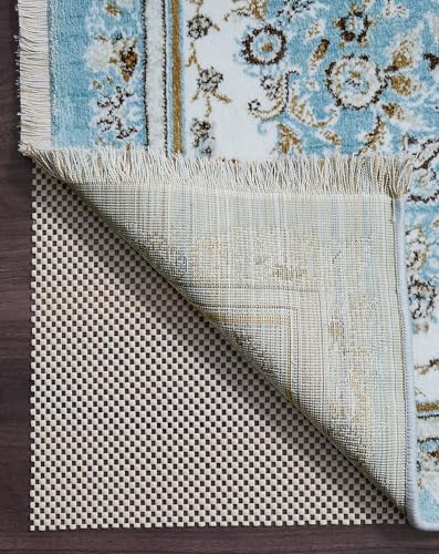 Veken Runner Rug Pad Gripper for Hardwood Floors, Non Slip 2x8 Ft Rug Pads for Area Rugs, Thick Rug Grippers for Tile Floors, Under Carpet Anti Skid Mat, Keep Your Rugs Safe and in Place, White - size: 2' x 8' (Rectangular), style: White