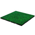Playsafer Elevate Rubber Playground Tiles - 1" Thick High Density Interlocking Shock Absorbent Safety Tile for Playgrounds, and Exercise Equipment - 20" X 20" (180 Tiles - 486 Sq. Ft. - Green) - color: Green