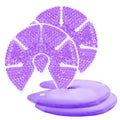 Hot/Cold Breast Gel Ice Packs Breast Cooling/Heat Pads Relief for Breastfeeding, Nursing Pain, Mastitis, Engorgement, Swelling, Plugged Ducts | Boost Milk Let-Down & Production,2 Pack (Purple) - color: Purple