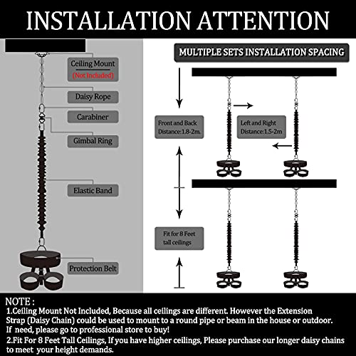 Dasking Heavy Bungee Resistance Band Set Gravity Yoga Bungee Cord Resistance Belt Set 4D Bungee Dance Rope Workout Fitness Home Gym Professional Training Equipment - size: WEIGHT CLASS-4:80KG