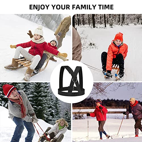 Sled Harness, Weight Speed Tire Pulling Workout Resistance and Assistance Trainer Physical Training Rope Football Exercise Equipment for Outdoor Indoor Men and Women - size: 13.1FT