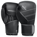 Hayabusa S4 Leather Boxing Gloves for Women & Men - color: Black, size: 16 oz