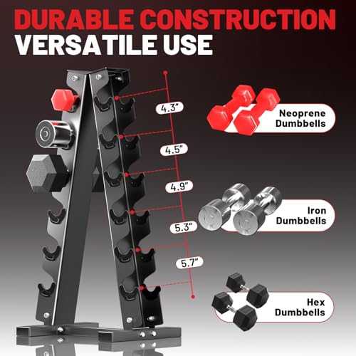 Hex Dumbbell Sets with Rack, 85-560lb Dumbbell Weight Set & Storage Rack | PAPABABE Dumbbell Set with Stand, Rubber Dumbbell Weight Set, Multiple Options Hand Weight for Strength Training - size: 320lb (15, 25, 30, 40, 50lb)x2& Rack