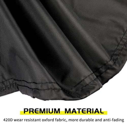 Pull Up Bar Station Cover for Power Tower Outdoor,Pullup Dip Station Cover | 42x40x88,Waterproof Dustproof Heavy Duty Oxford Fabric Cover with Zipper,for Free Standing Pull Up Bar at Highest Position - color: 42"L x 40"W x 88"H