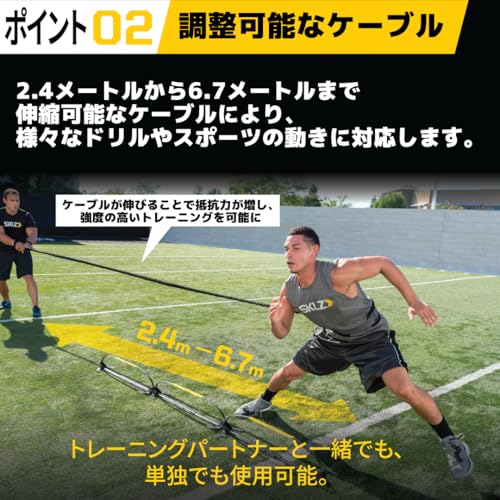 SKLZ Recoil 360 Dynamic Resistance Training Belt - size: One Size (Pack of 2)