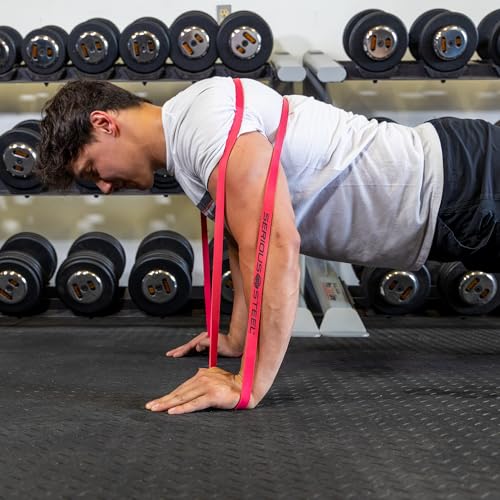 Serious Steel Fitness 37" Resistance Training Bands (Portable Exercise Band System Training Bands- Great for Individuals Looking for Tension Throughout The Exercise) - color: Set (#0-#5)