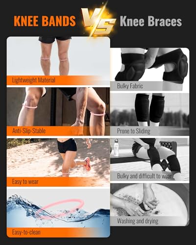 teyy Patellar Tendon Support Strap for Knee Pain Relief (2, Pink, Medium) - color: Pink