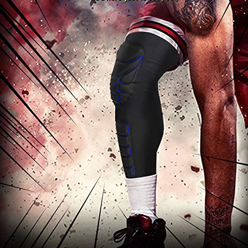 Knee Calf Padded 2 Pack Compression Leg Sleeve Shin Protective Support - size: Medium