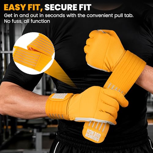 Weight Lifting Gloves with Wrist Support - GymGloves - Leather Palm Anti-Slip Grip - Full Palm Protection - Breathable - WorkoutGloves - Multi-Use Fitness Gear for Men & Women - size: X-Large