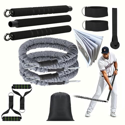 Baseball Resistance Bands Set – Baseball Pitching & Throwing Trainer with Arm Strength Training Bands for Youth Pitchers, Throwing Warm-Up, Arm Care and Softball Training Equipment - style: BSB04