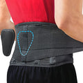 Sparthos Back Brace for Women & Men, Sciatica, Lower Back Pain - Black-XXL - color: Black, size: 2X-Large (Pack of 1)